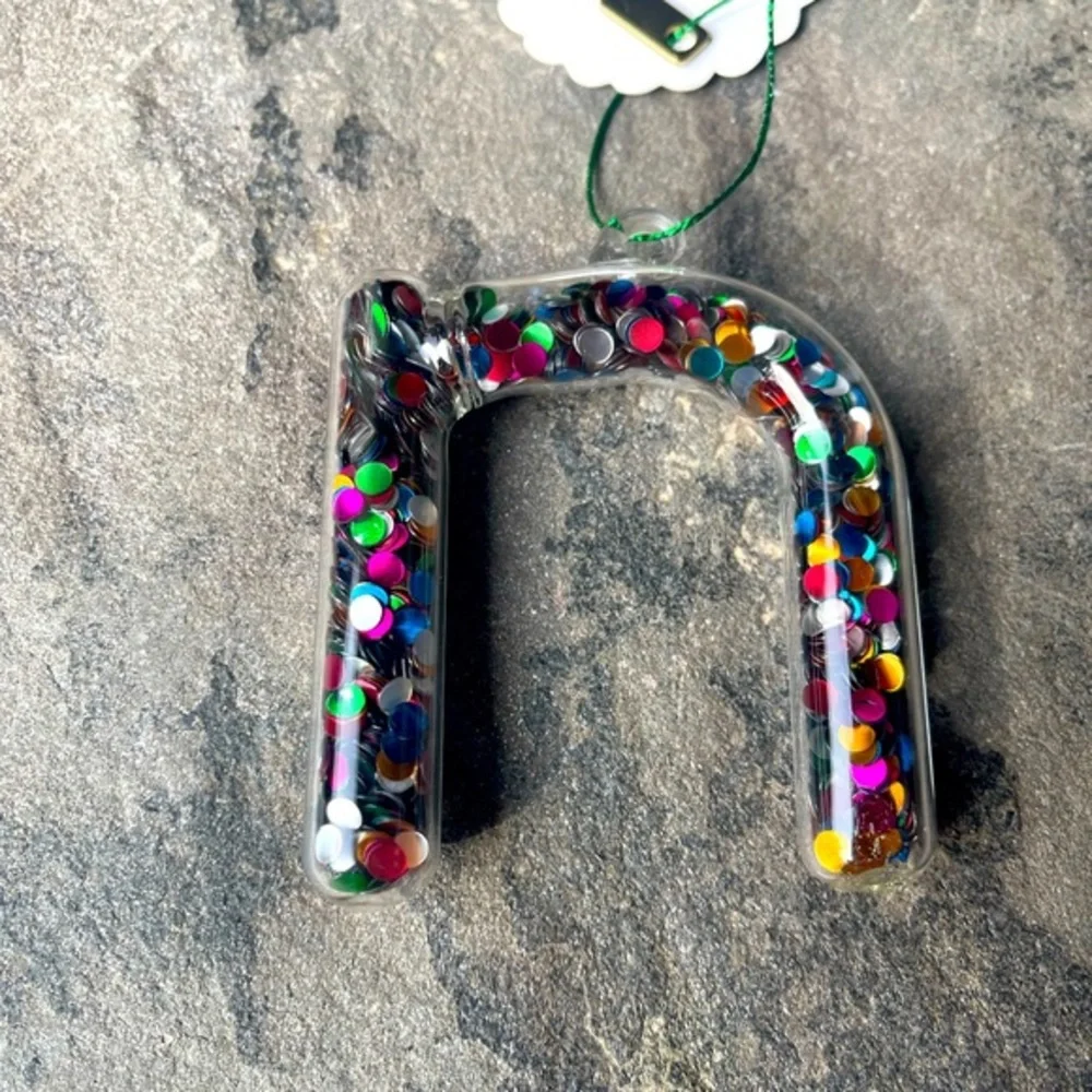 🎄ANTHROPOLOGIE Glitz Monogram Ornament